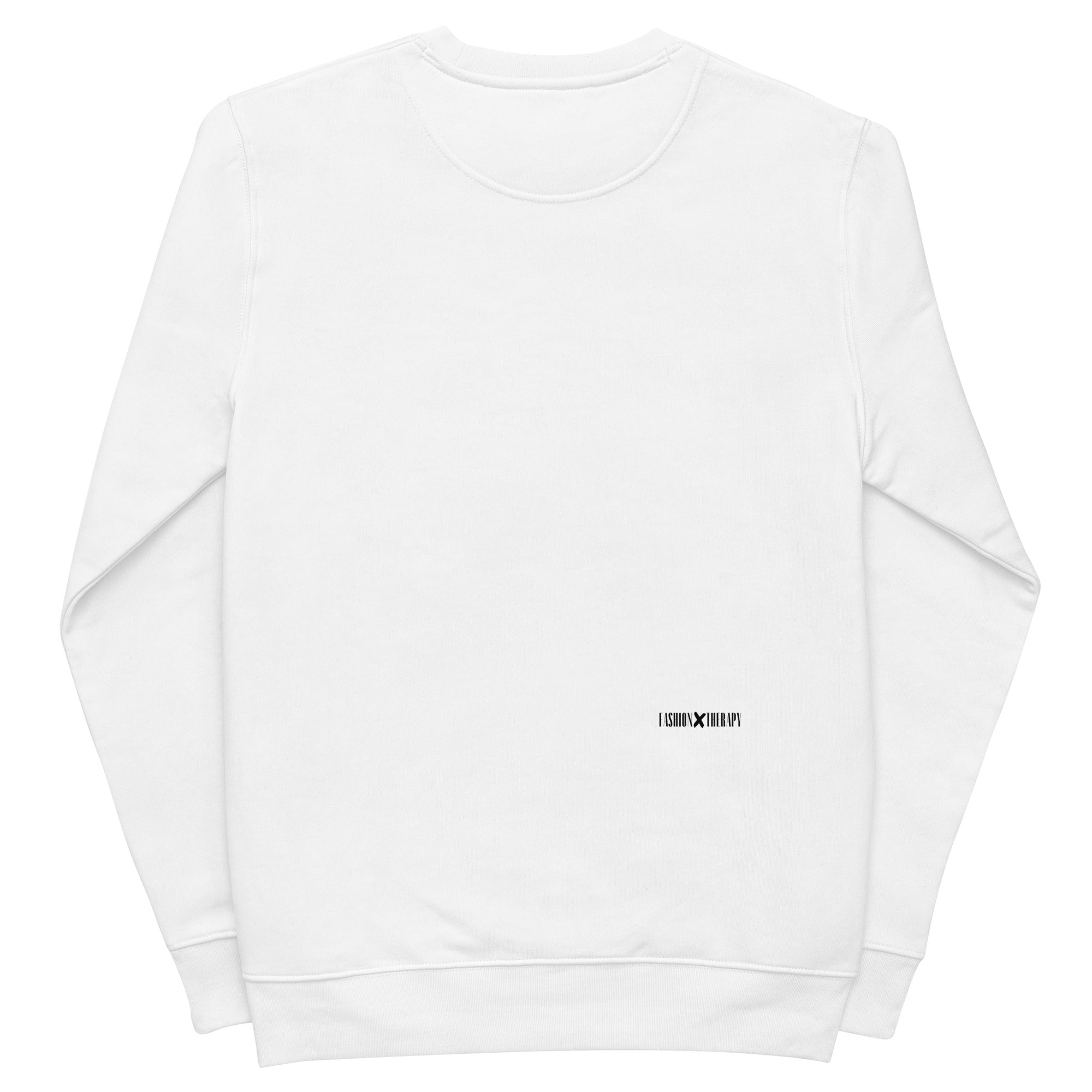 SWEATSHIRT unisexe blanc "AUREVOIR MERCI"