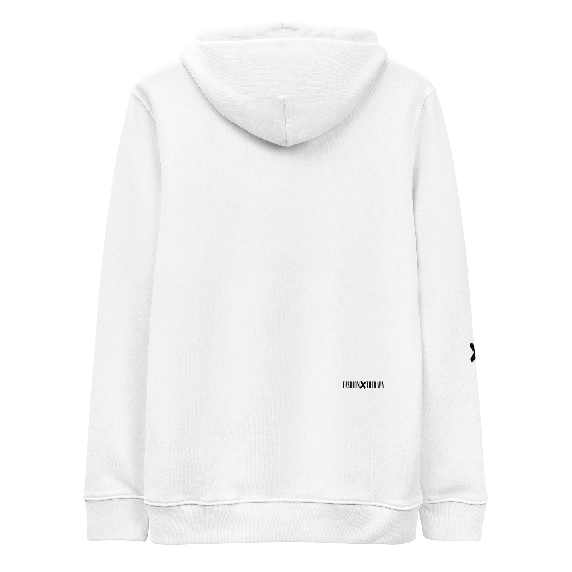 HOODIE Unisexe  blanc "AUREVOIR MERCI"