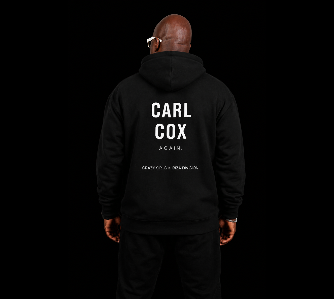 Hoodie Noir "No… I'm Not"  — Ibiza Division × Crazy Sir-G