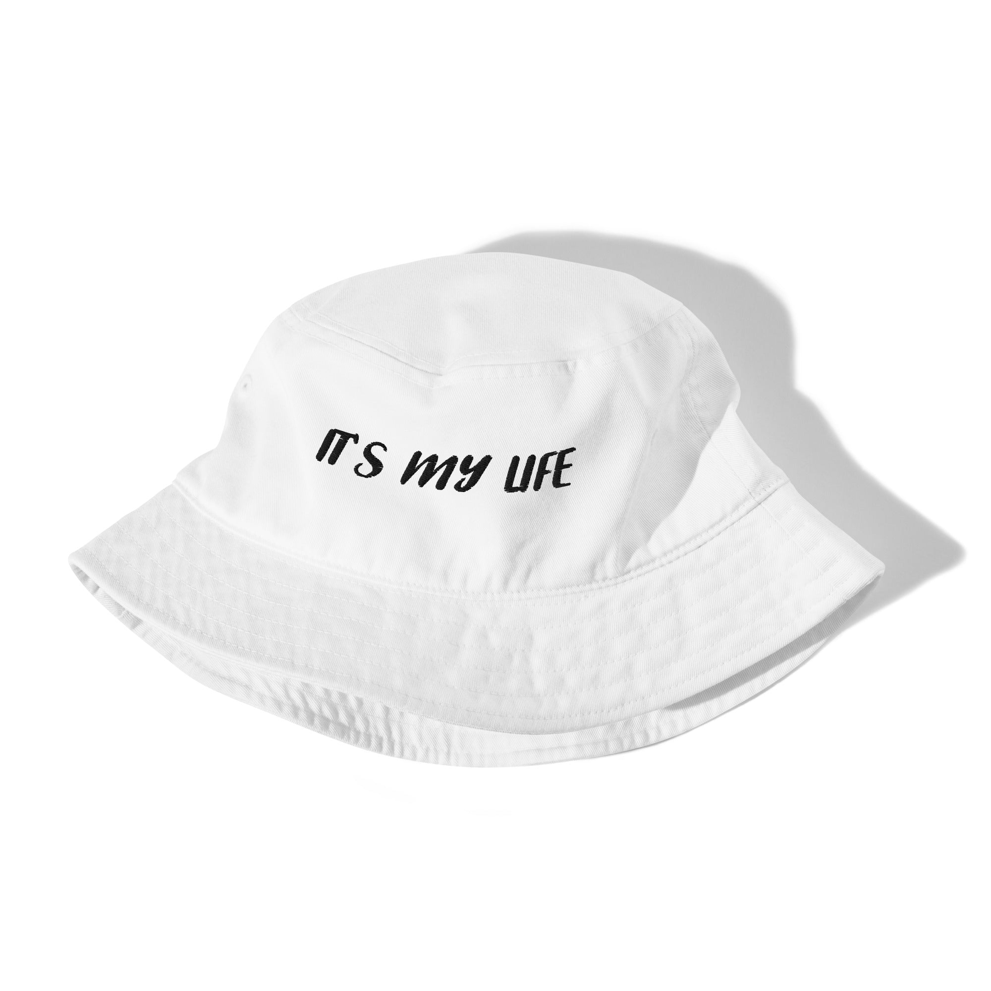 Bob écologique blanc MAILY B "It's my life" brodé