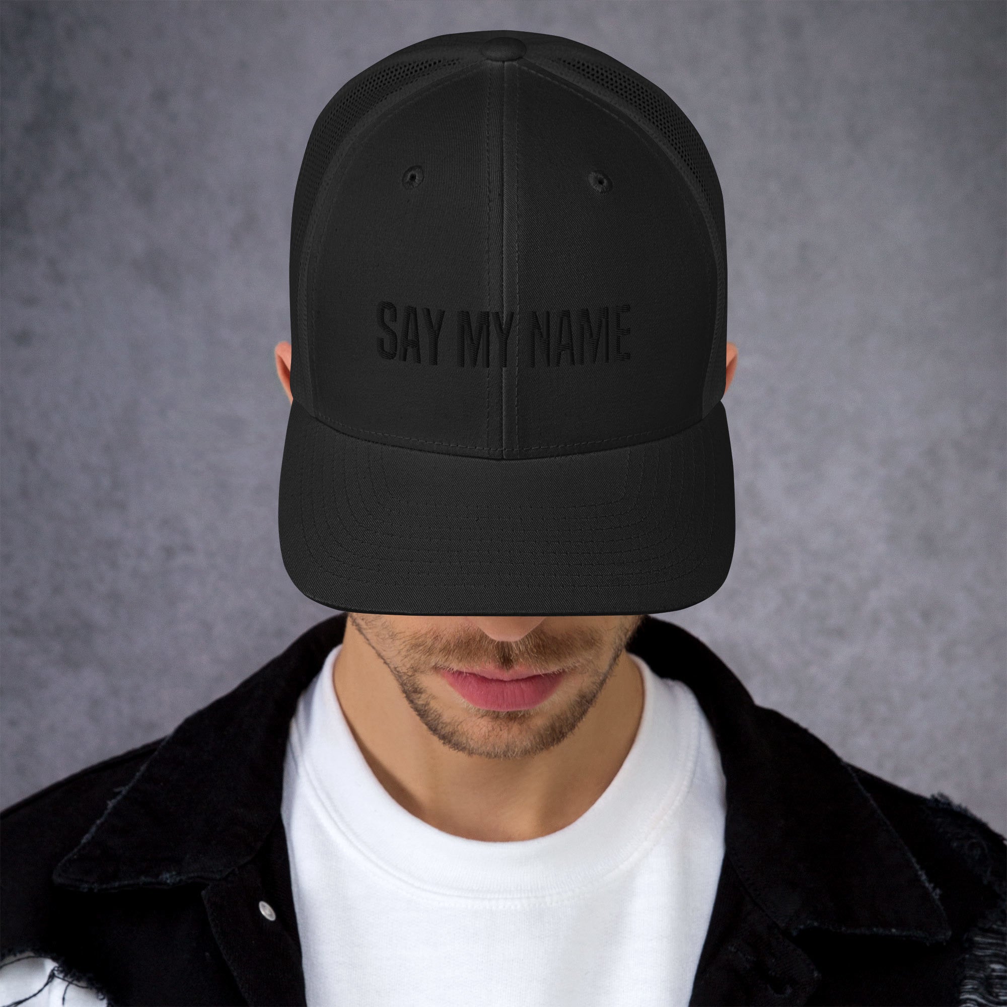 BLACK BLACK unisex cap "SAY MY NAME"