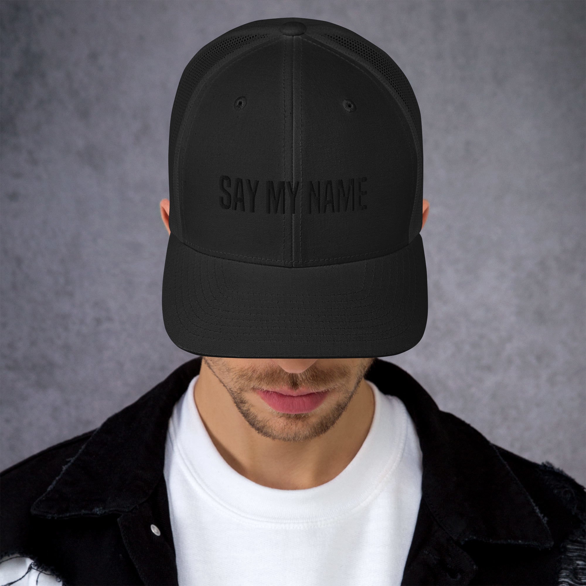 Casquette unisexe BLACK NOIR "SAY MY NAME"