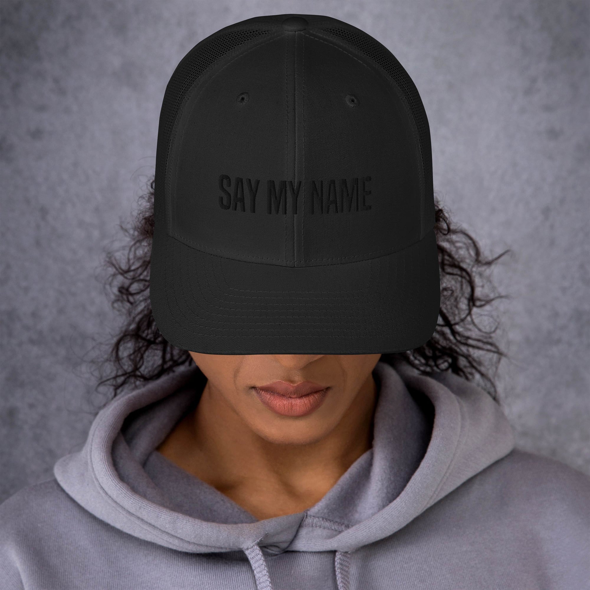 BLACK BLACK unisex cap "SAY MY NAME"