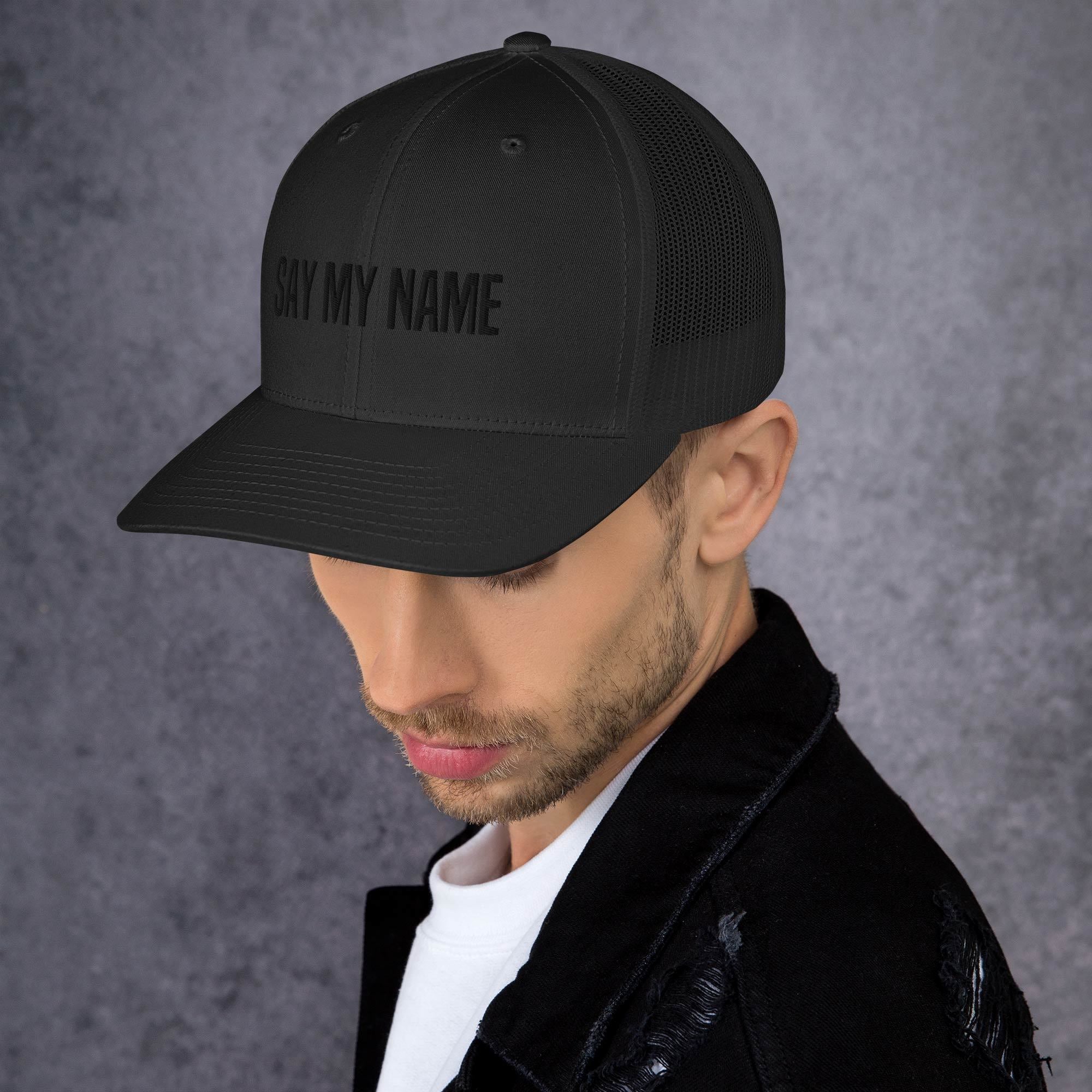 Casquette unisexe BLACK NOIR "SAY MY NAME"