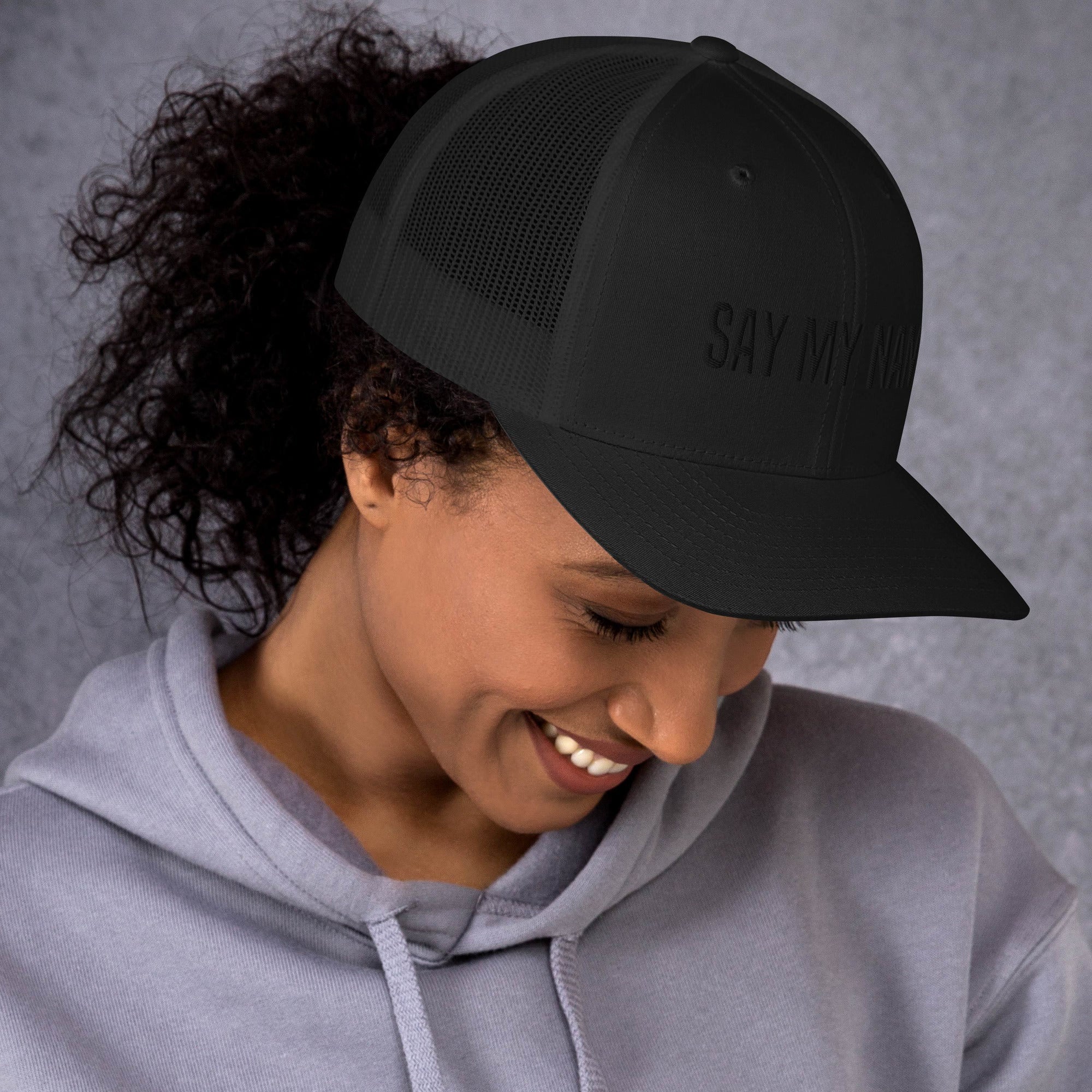 Casquette unisexe BLACK NOIR "SAY MY NAME"