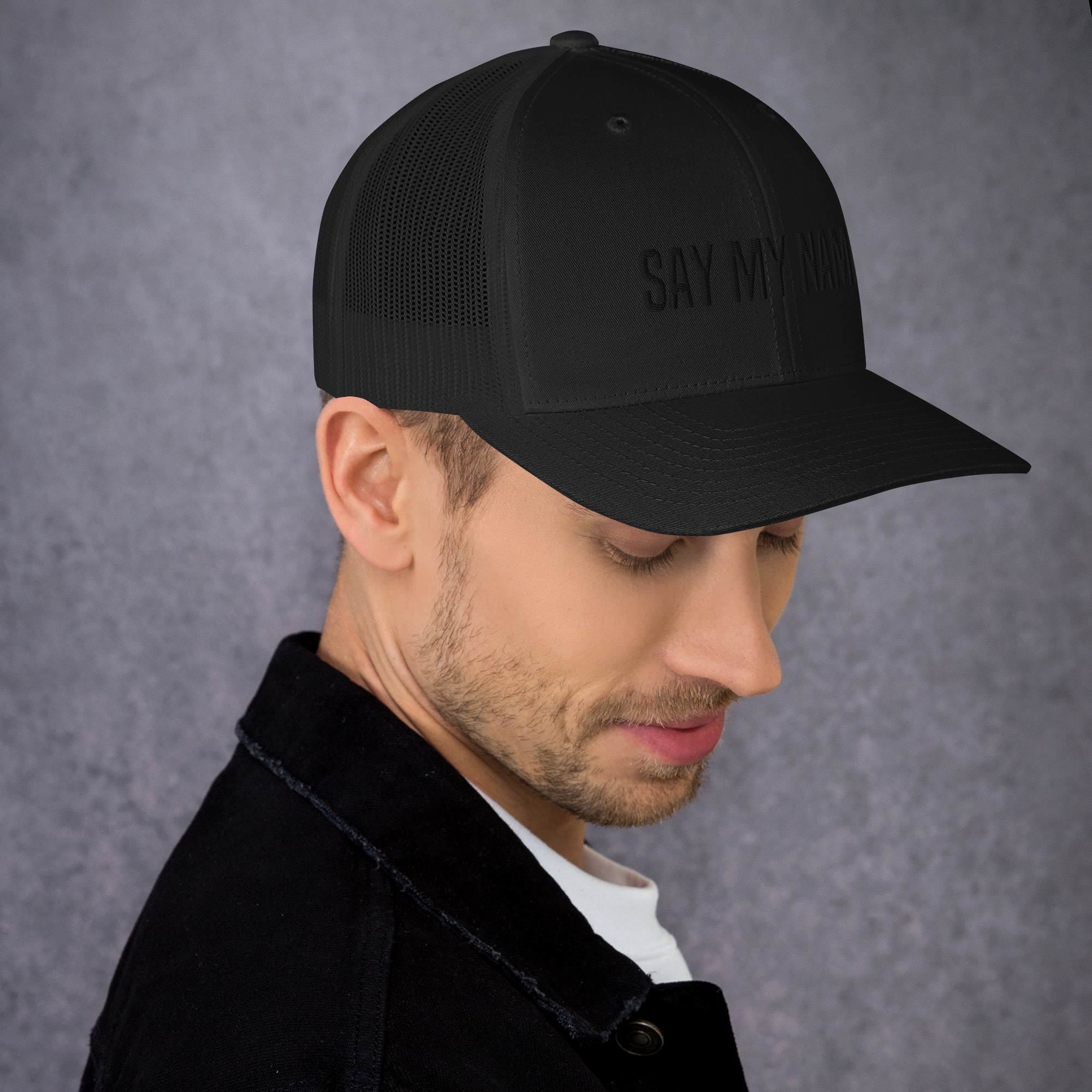 Casquette unisexe BLACK NOIR "SAY MY NAME"