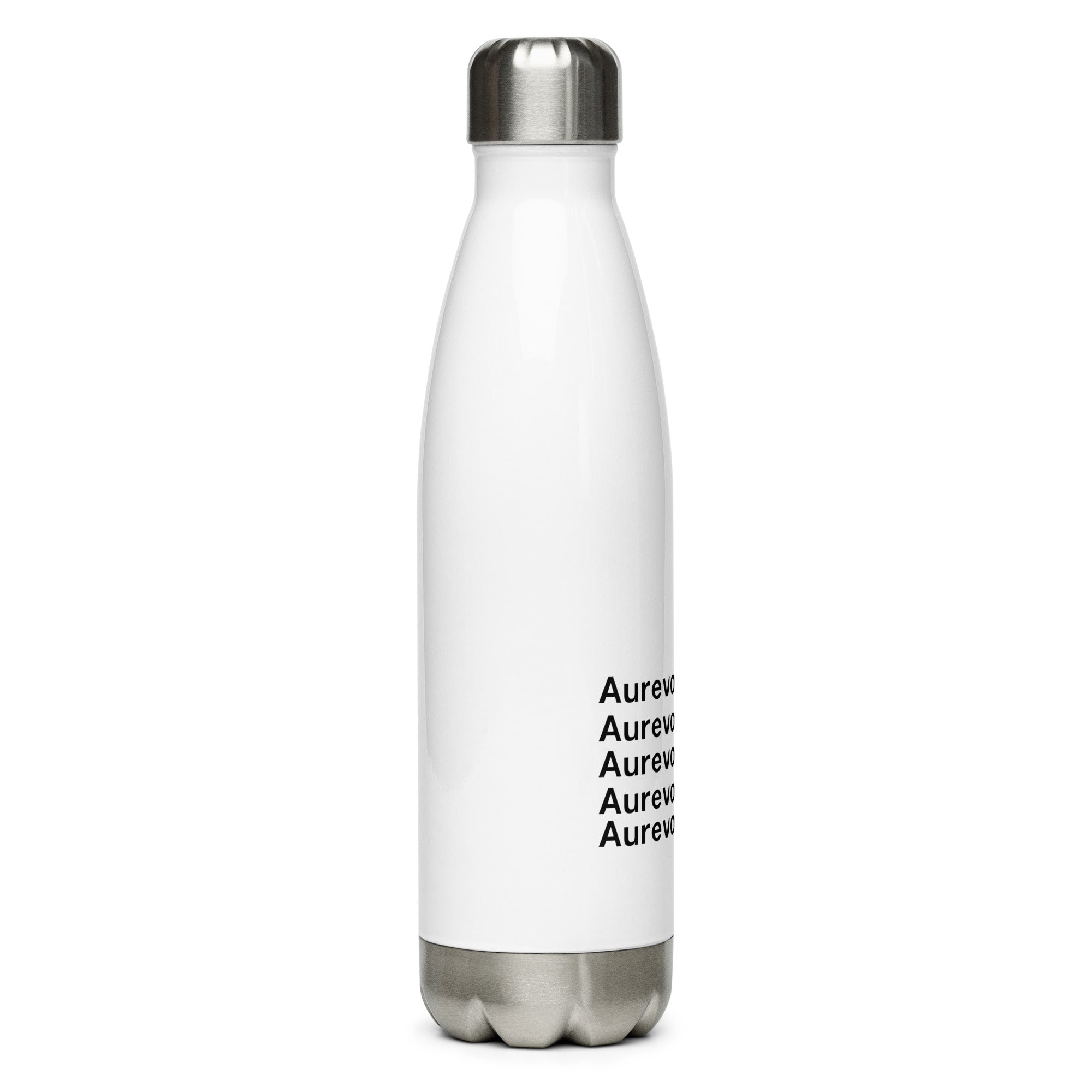 "AUREVOIR MERCI" water bottle