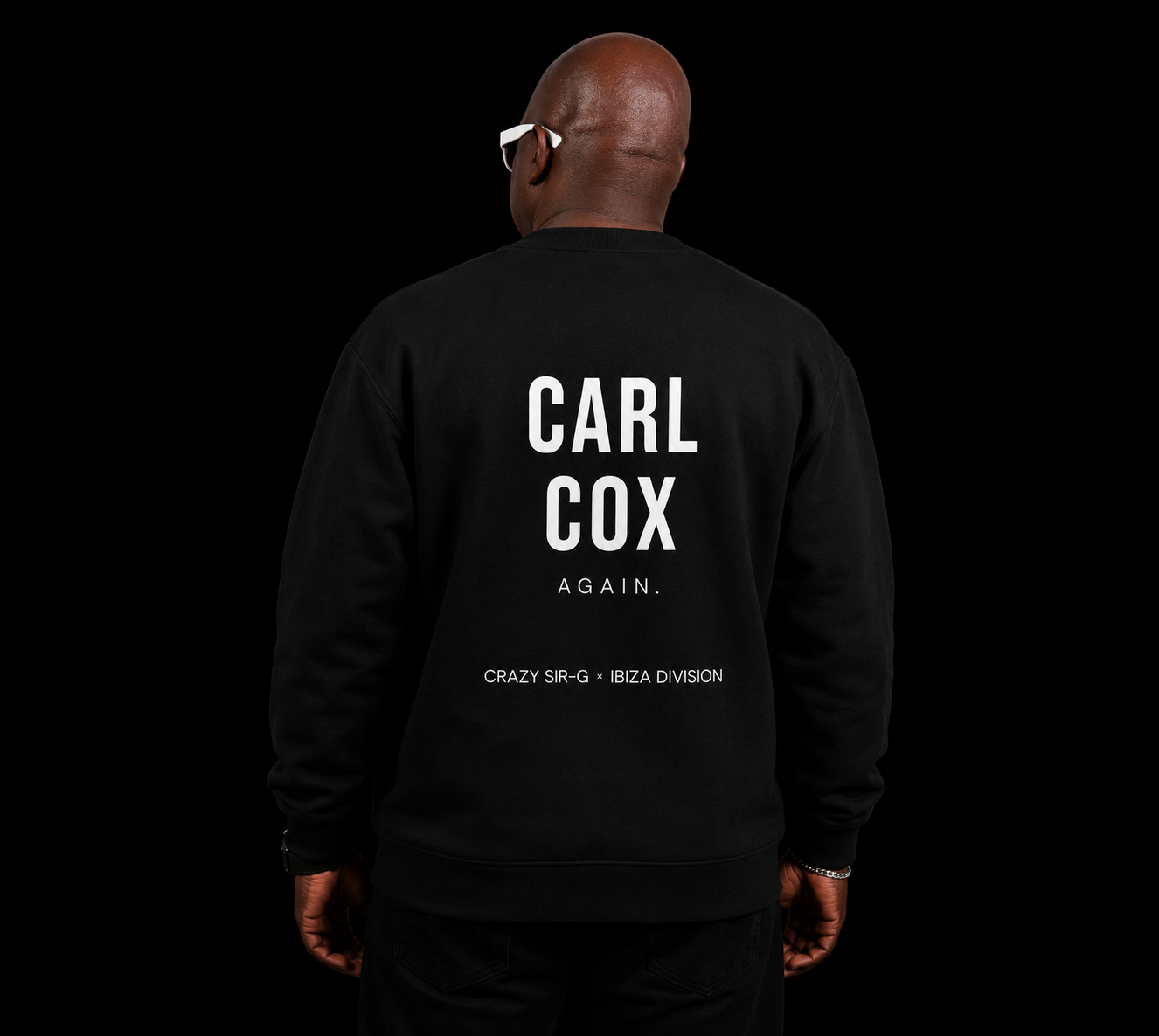 Sweatshirt Noir "No… I'm Not" — Ibiza Division × Crazy Sir-G
