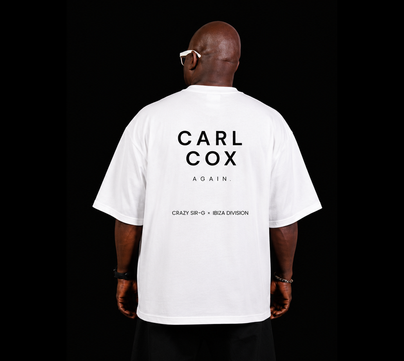 T-shirt Blanc Oversize "No… I'm Not"  — Ibiza Division × Crazy Sir-G