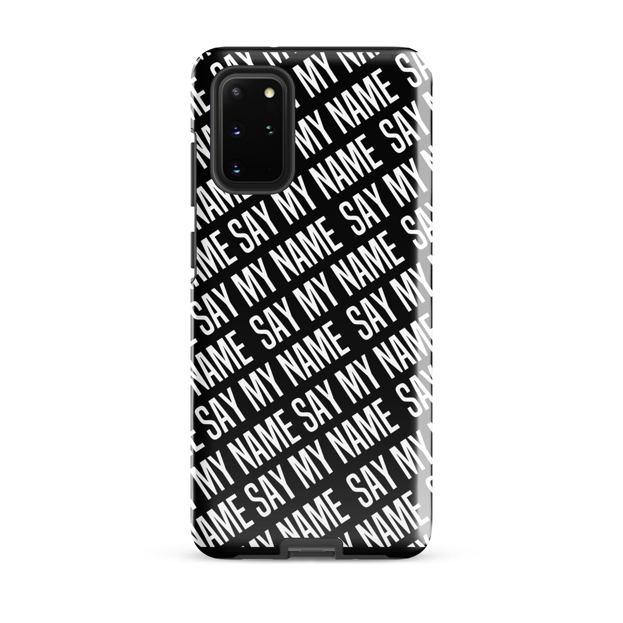Coque noire "SAY MY NAME"  pour Samsung®