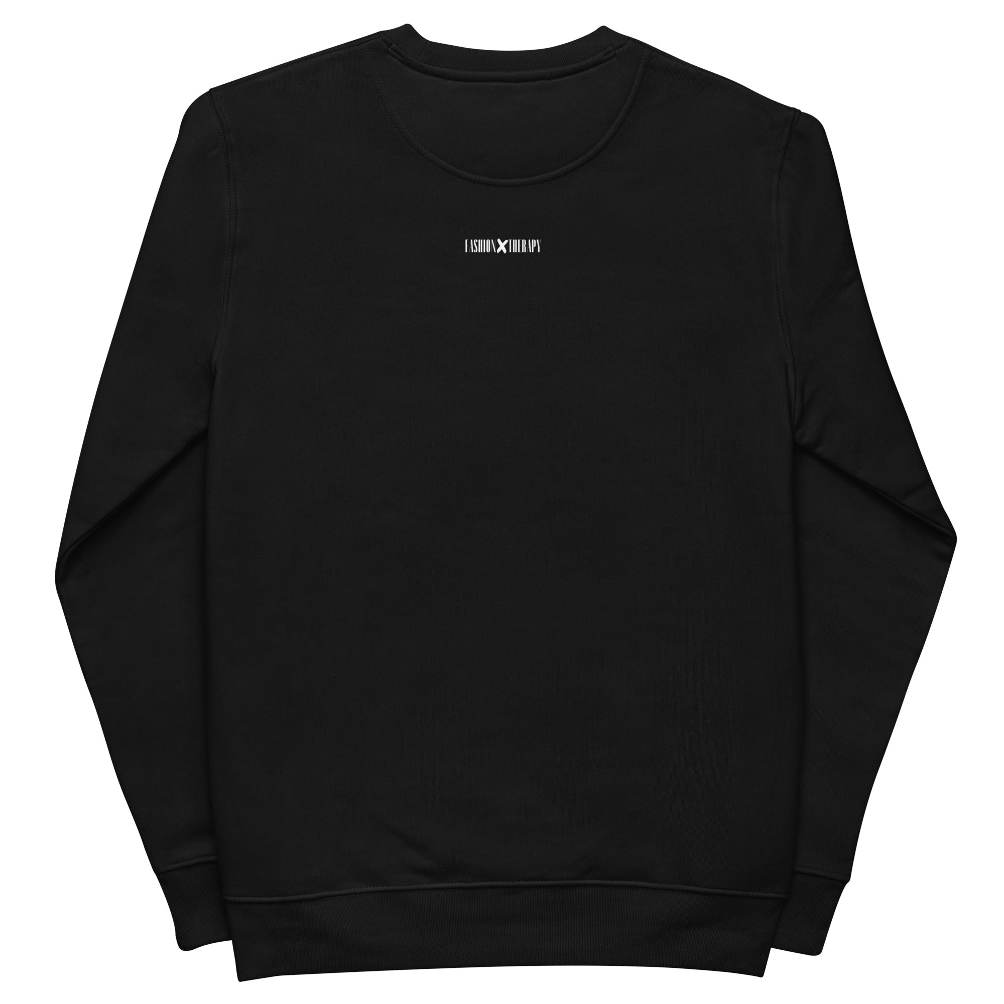 FASHION THERAPY unisex black SWEATSHIRT