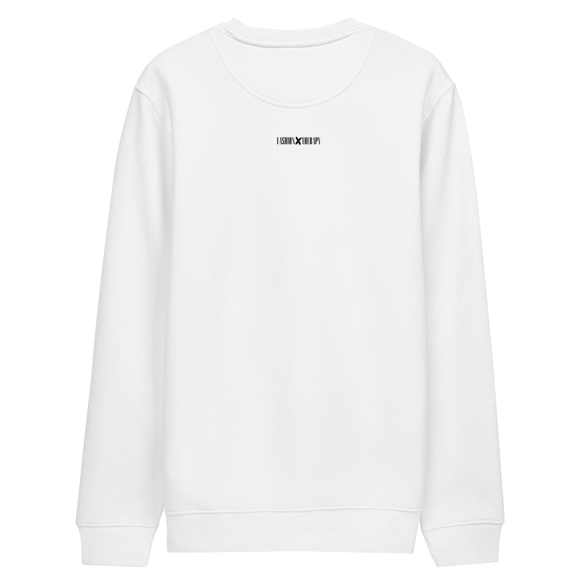 SWEATSHIRT unisexe blanc FASHION THERAPY