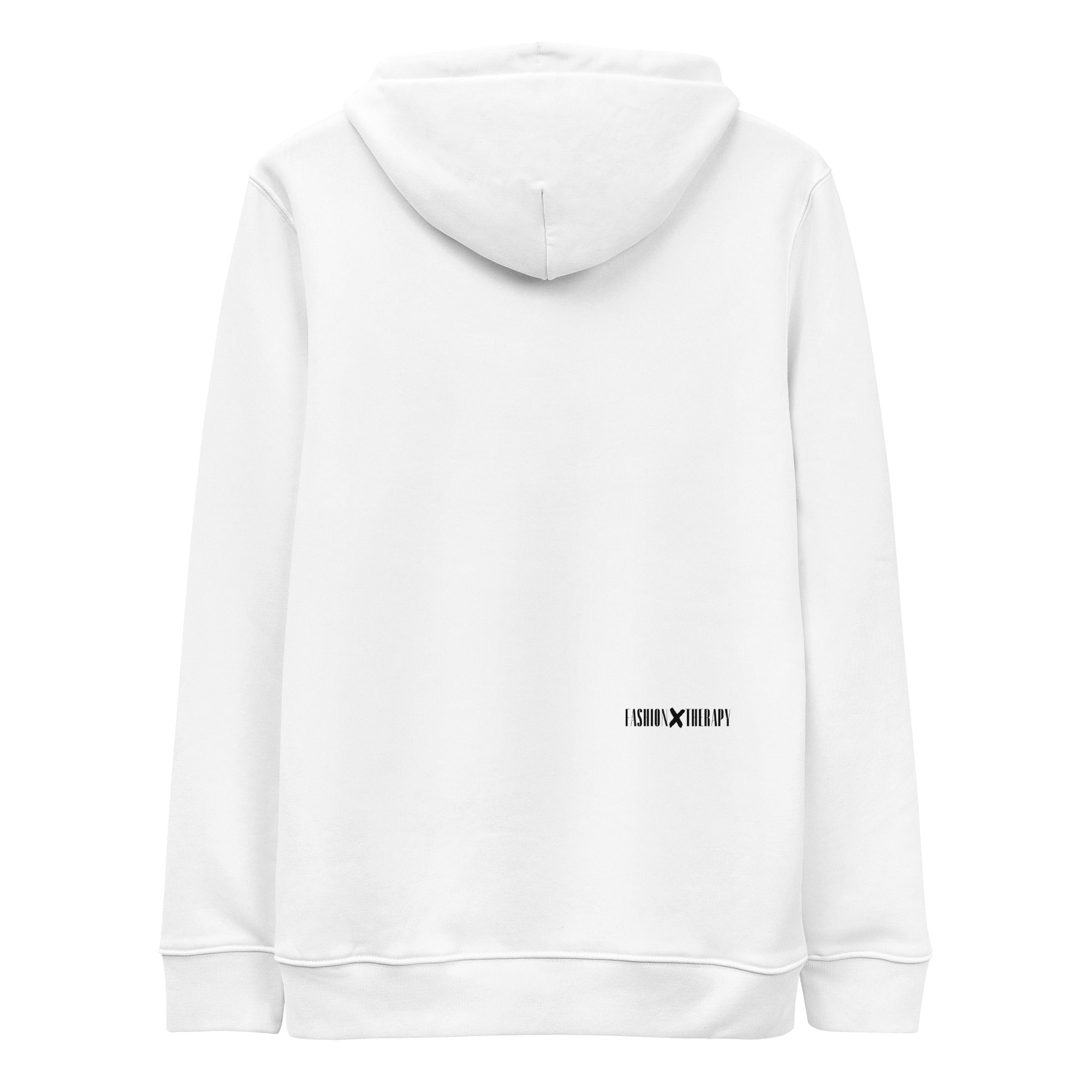 HOODIE Unisex white FASHION THERAPY