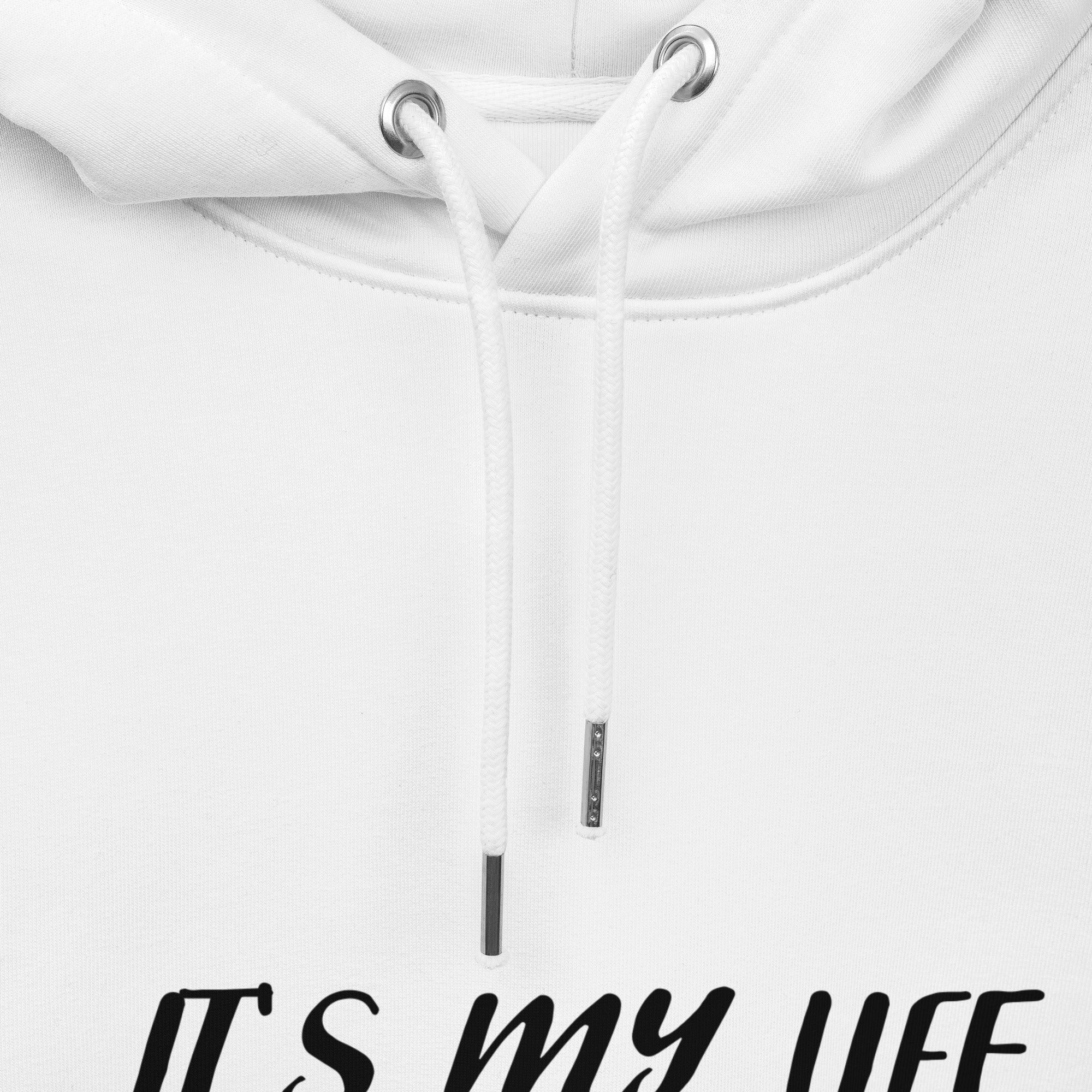 HOODIE MAILY B wit Unisex "It's my life"