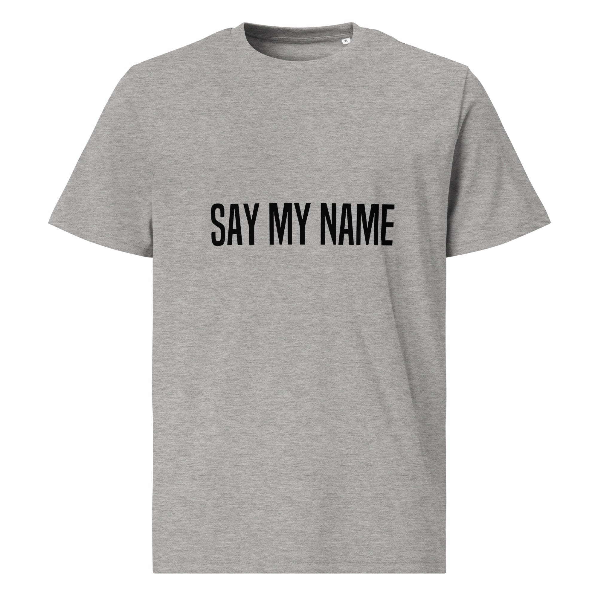 T-SHIRT CSG unisexe "SAY MY NAME" blanc