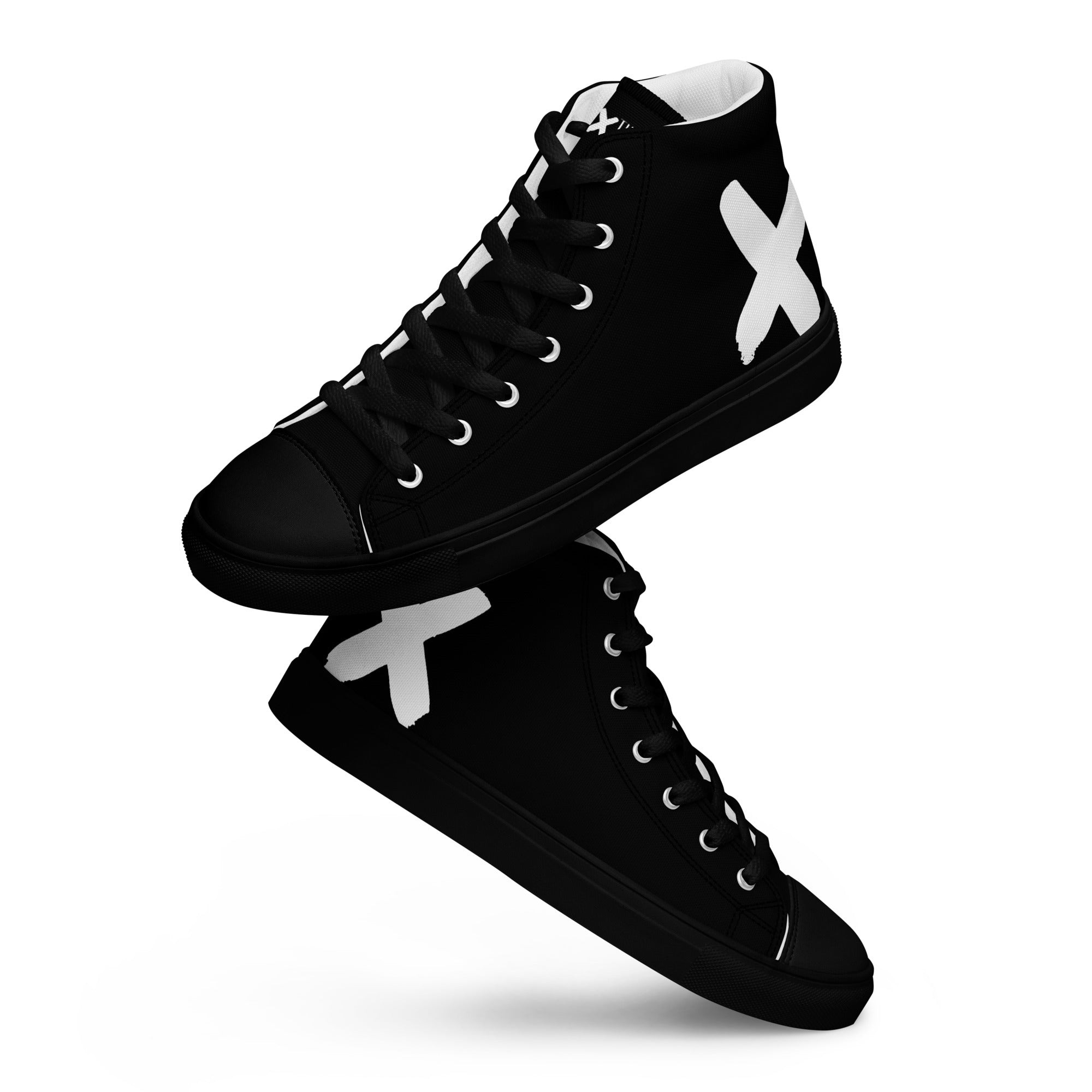 FASHION THERAPY women's high-top canvas sneakers