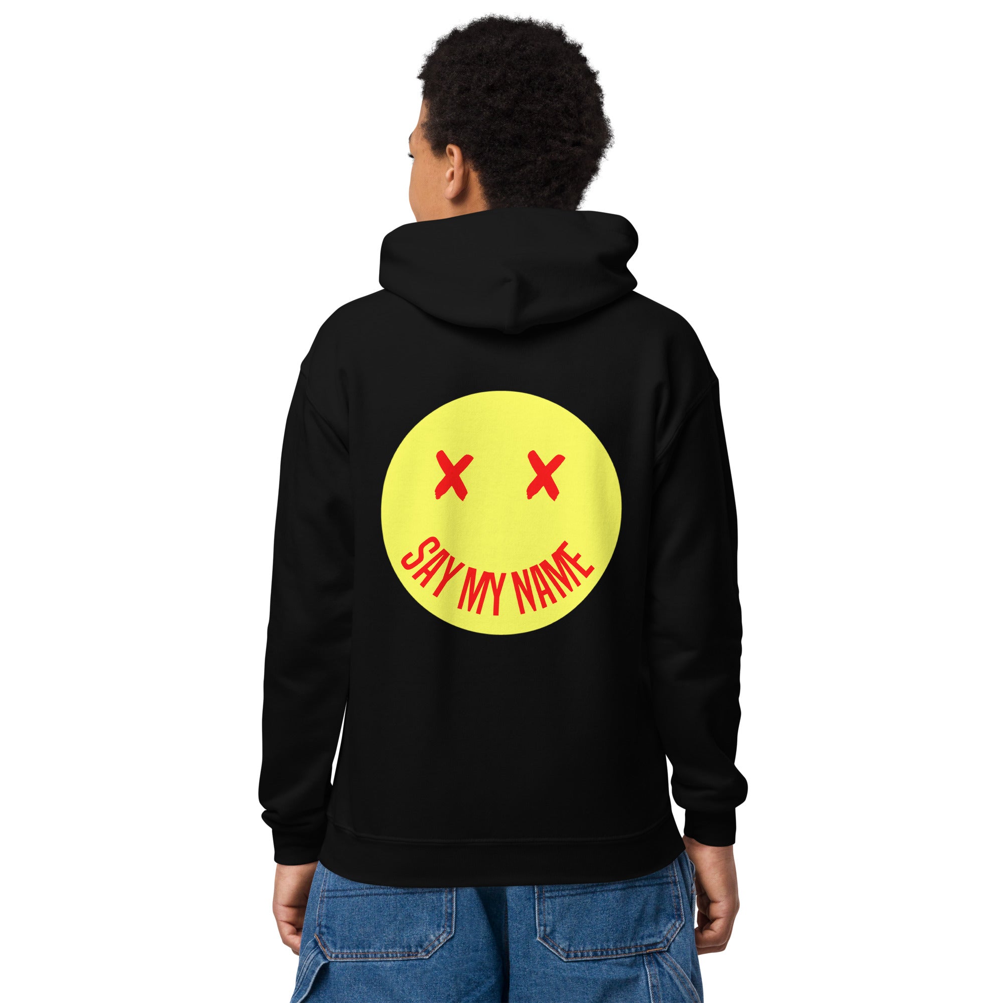 HOODIE unisexe pour ado SMILEY "SAY MY NAME"