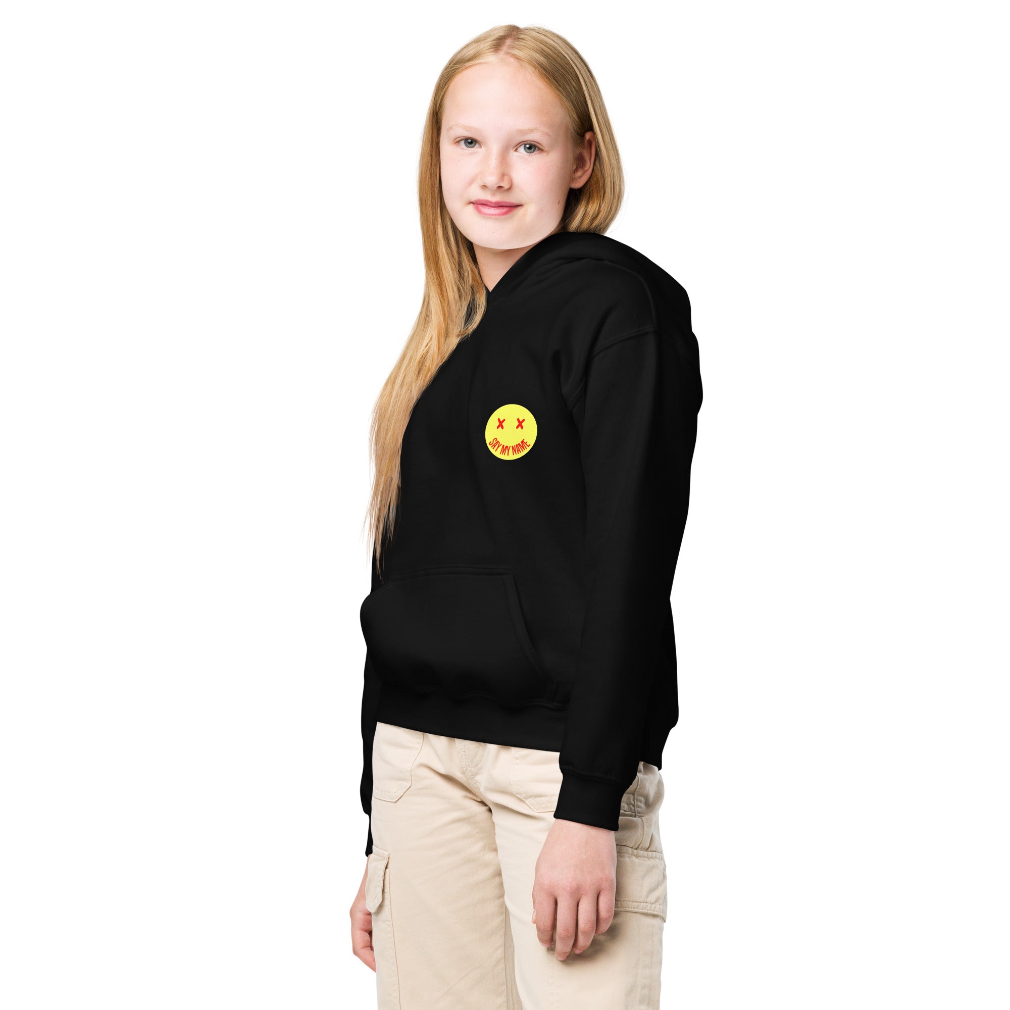 HOODIE unisexe pour ado SMILEY "SAY MY NAME"