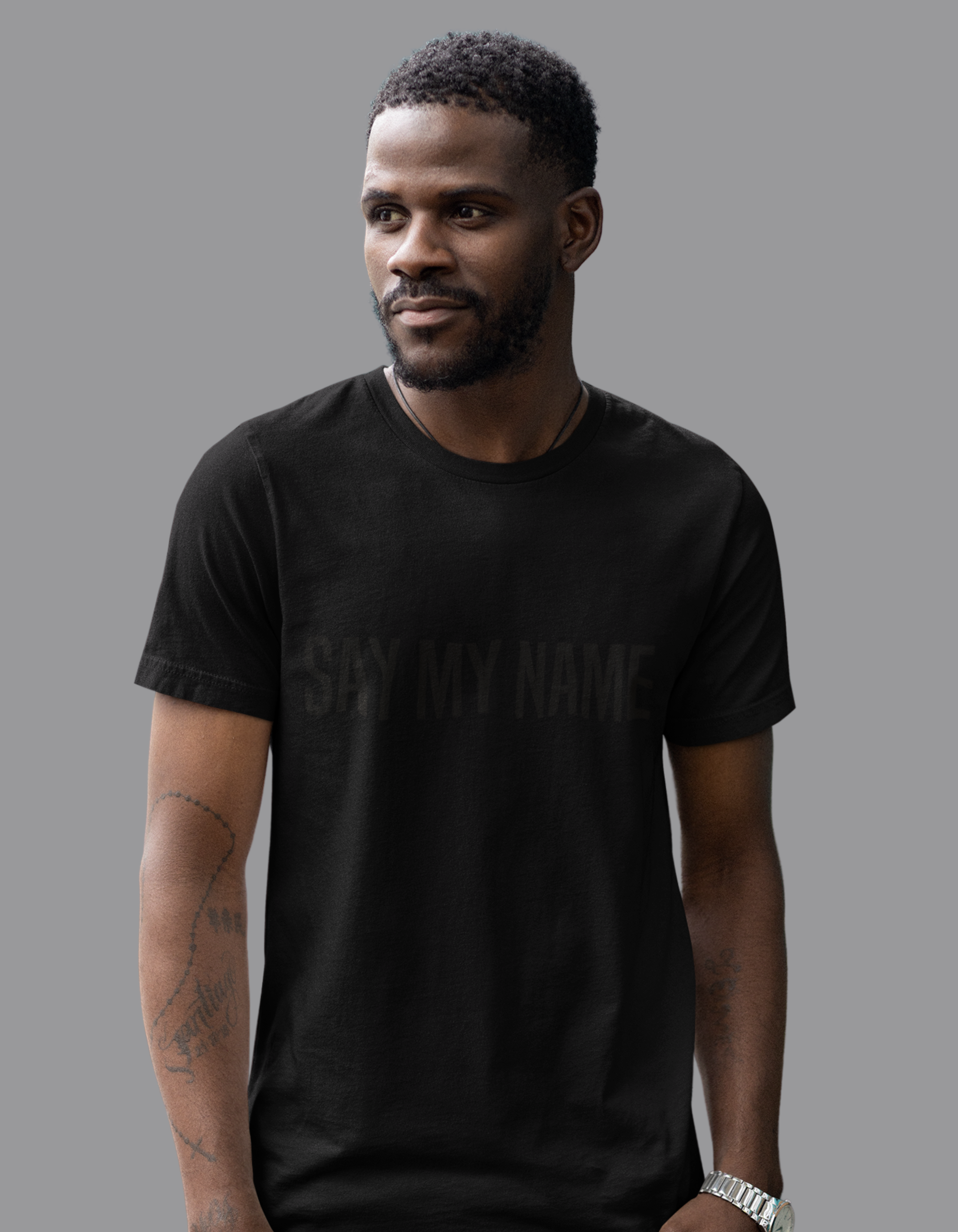 T-SHIRT CSG Homme BLACK NOIR"SAY MY NAME"