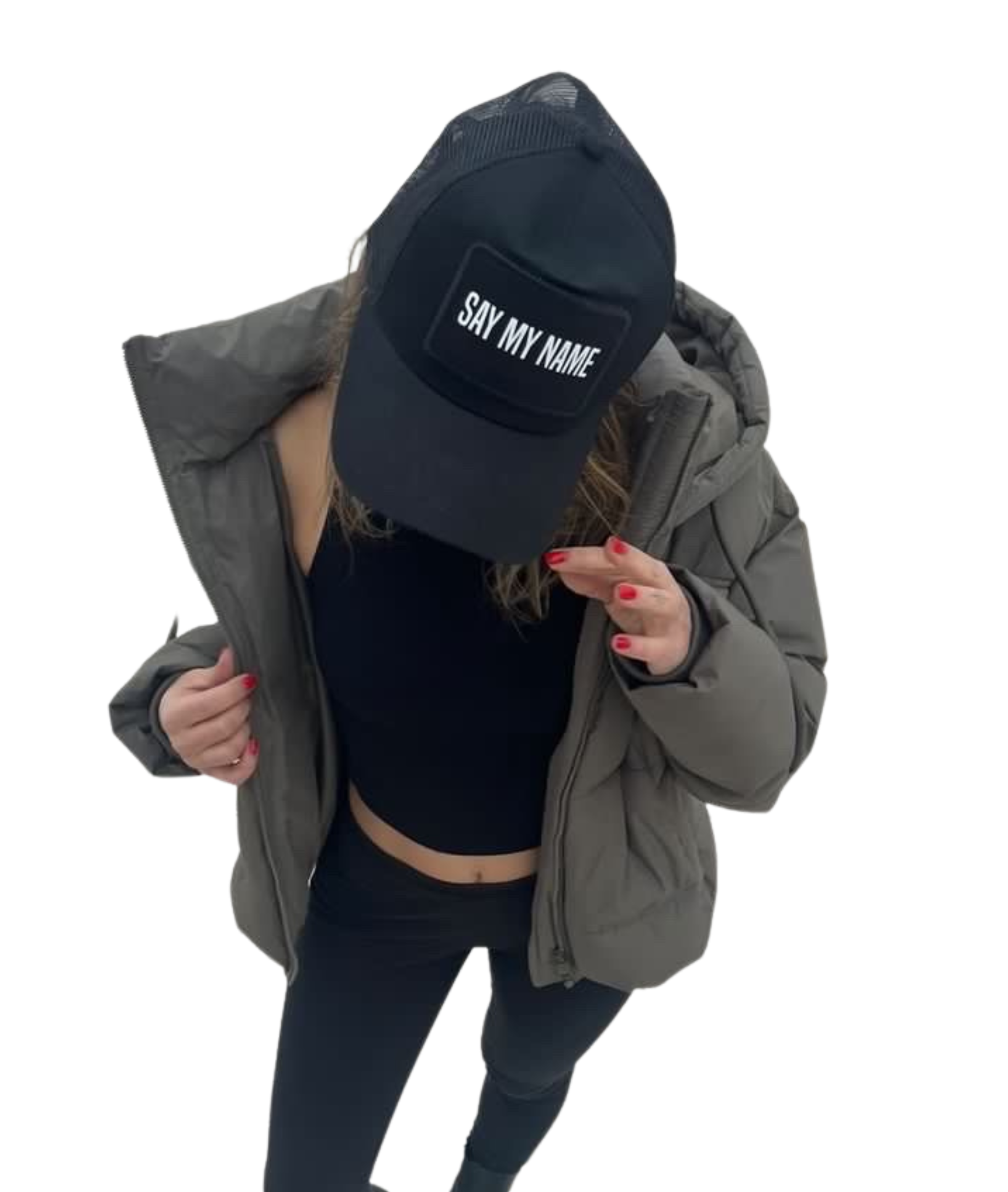 Unisex cap with removable CSG "SAY MY NAME" patch