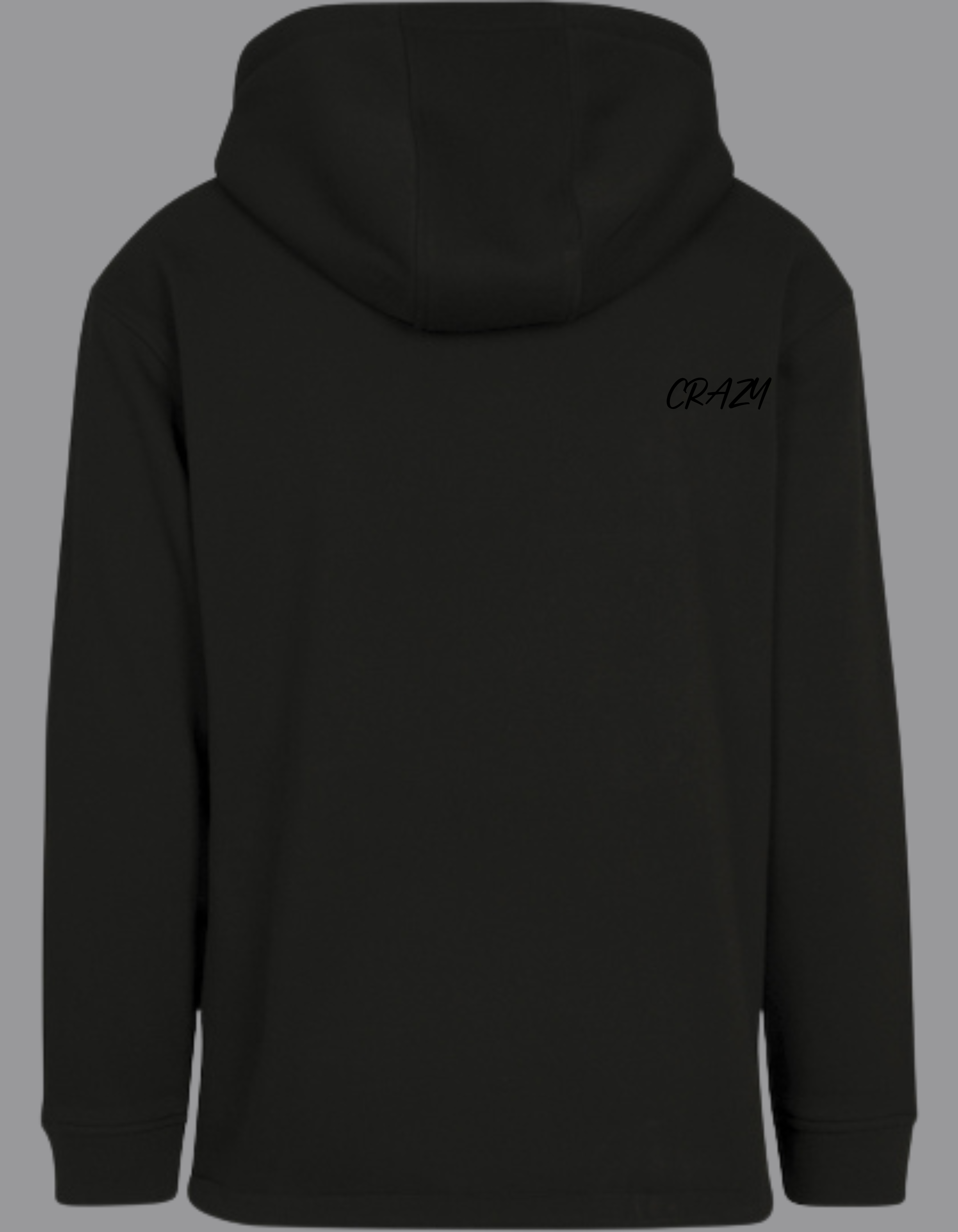 HOODIE mini zip CSG Man BLACK NOIR "SAY MY NAME"