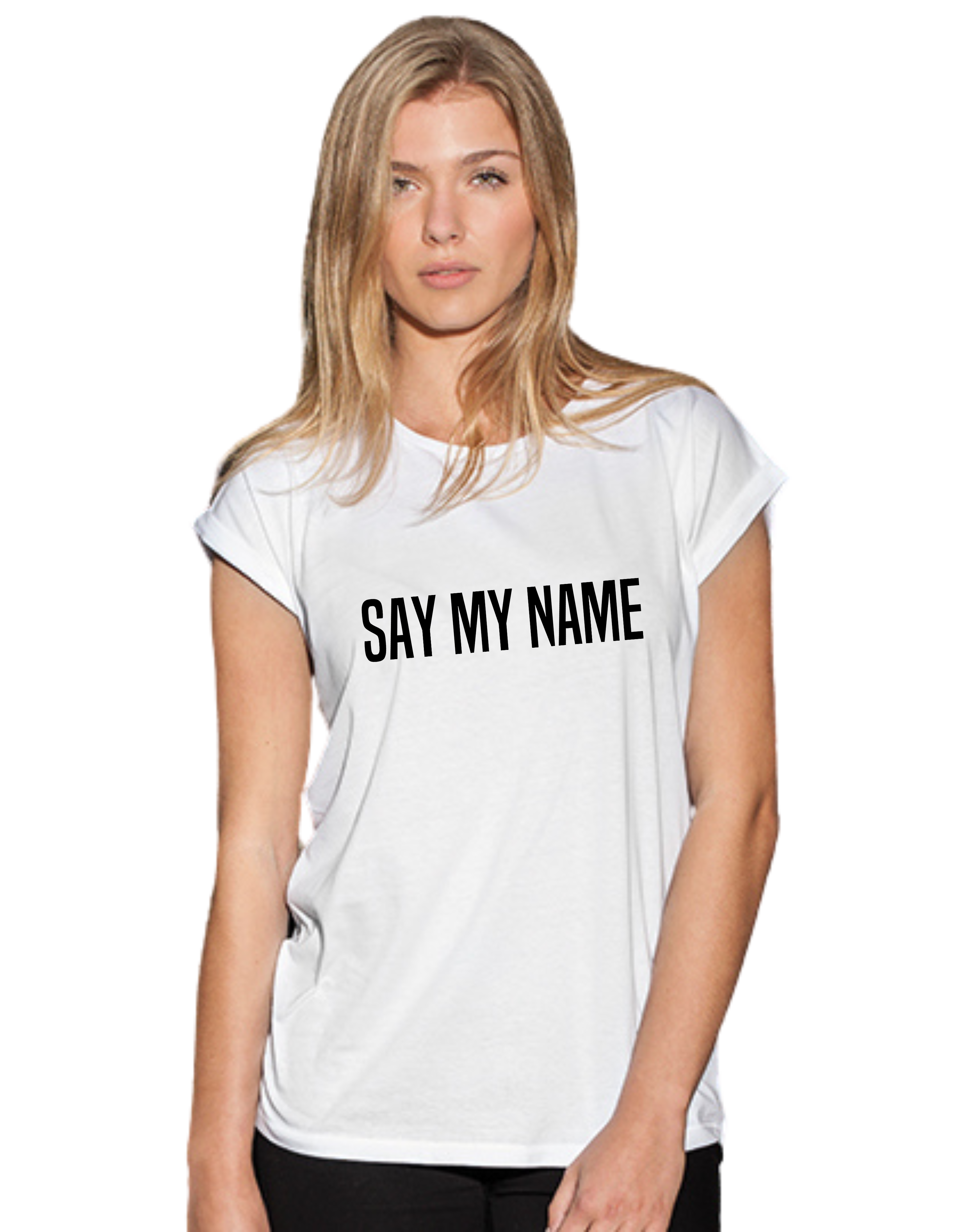 Le t-shirt SAY MY NAME de Crazy Sir-G est l'ajout parfait à votre garde-robe élégante.