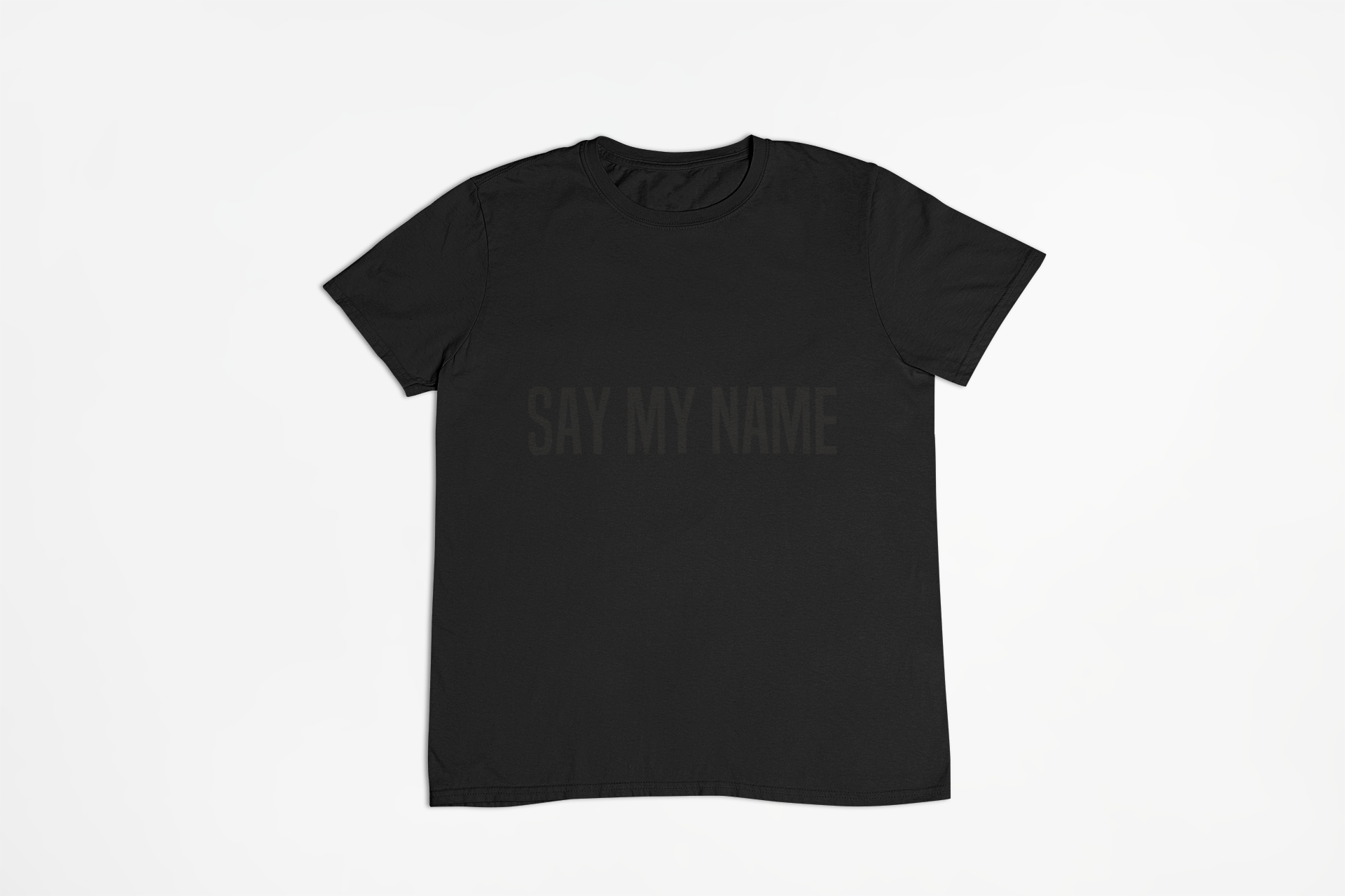 Oversized T-SHIRT CSG Dames BLACK NOIR "SAY MY NAME"