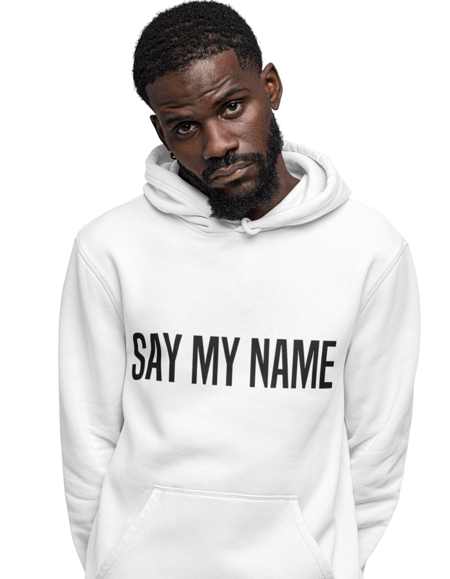 Le sweat est doté d'une capuche réglable avec cordon de serrage pour une coupe parfaite